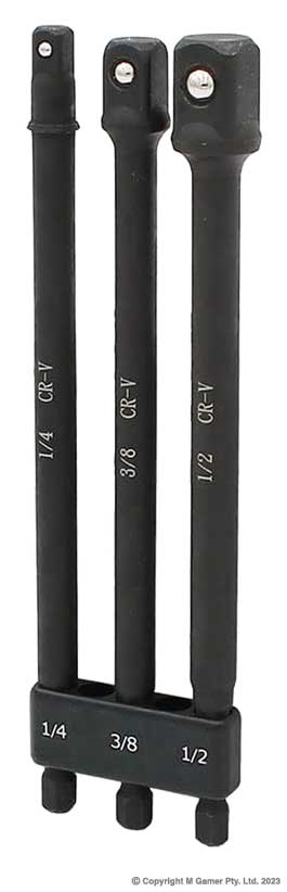 150 mm Hex Drive Impact Socket Adapter Sets